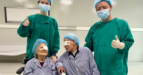 Cụ ông, cụ bà U100 mắt sáng trở lại nhờ phẫu thuật đục thủy tinh thể
