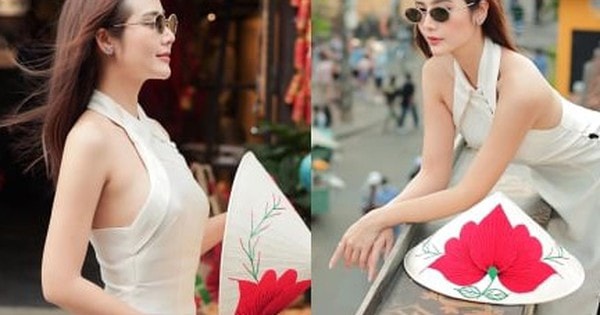 Nữ chính 'Chúng ta của 8 năm sau' diện áo dài cách điệu, khoe vai trần nuột nà