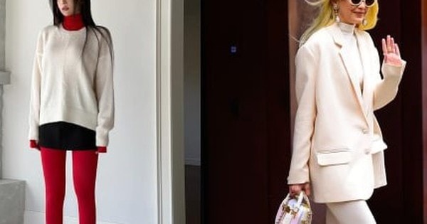 Những gam màu quần tất đang là xu hướng năm mới