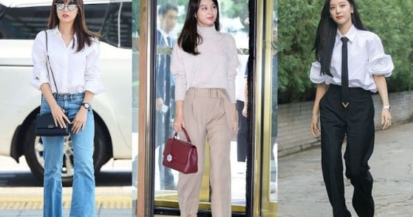 Kim Ji Won xinh đẹp lộng lẫy nhưng chỉ thích diện đồ tối giản