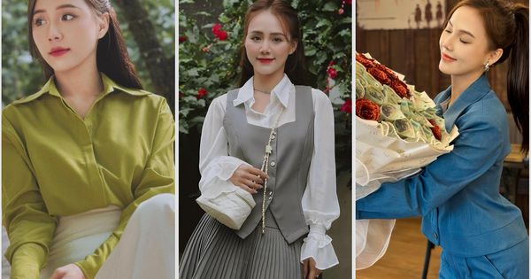 "Soi' tủ đồ công sở của Minh Thu - người yêu thầm Huỳnh Anh trong 'Lỡ hẹn với ngày xanh'