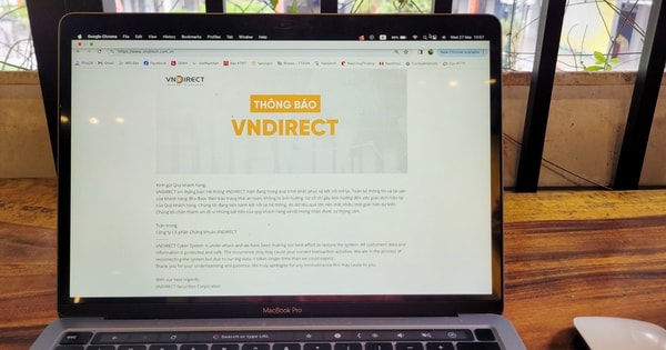 Vụ hệ thống của chứng khoán VNDirect bị tấn công: Bao giờ hệ thống giao dịch trở lại?