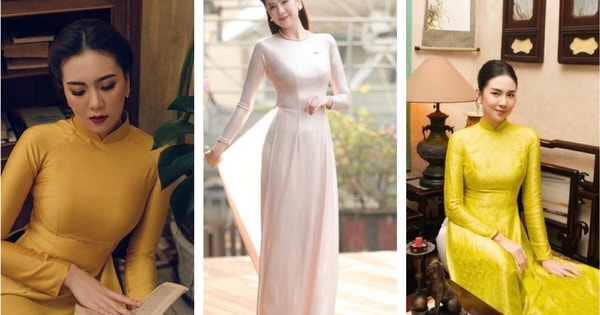 Mặc áo dài đẹp như 'hoa khôi VTV' Mai Ngọc