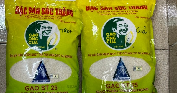 Gạo Ông Cua ST25 giả tràn lan trên thị trường, chỉ một thao tác duy nhất để nhận biết hàng 'xịn'