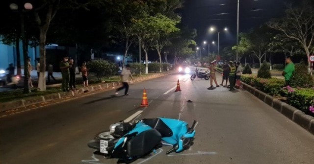 Thanh niên không chấp hành hiệu lệnh, tông CSGT bị thương