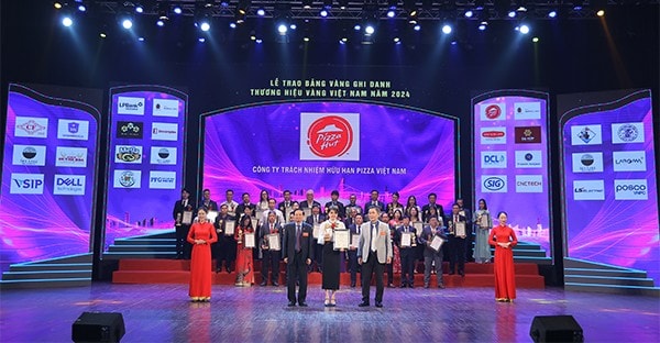 Pizza Hut Việt Nam vinh dự trở thành Top 10 “Thương Hiệu Vàng Việt Nam Năm 2024”