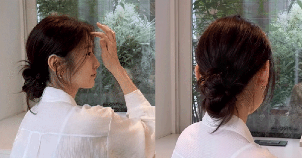 Học búi tóc chuẩn style Hàn Quốc: Tạo góc nghiêng ảo diệu, giúp lên hình siêu xinh