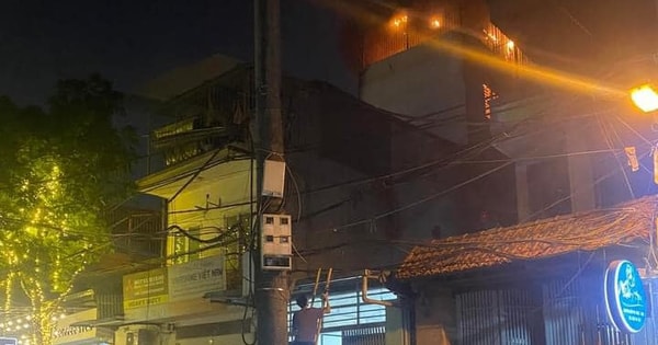 Hà Nội: Khống chế đám cháy tại nhà dân trên phố Vũ Tông Phan