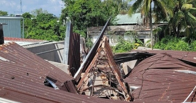 Sập trụ ăng ten Đài truyền hình Kiên Giang, 3 người bị thương