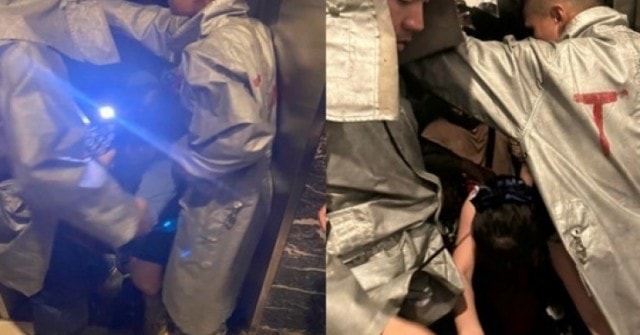 Giải cứu 9 người mắc kẹt trong thang máy ở Hà Nội