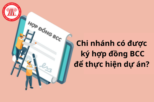 Chi nhánh có được ký hợp đồng hợp tác kinh doanh (hợp đồng BCC) để thực hiện dự án không?