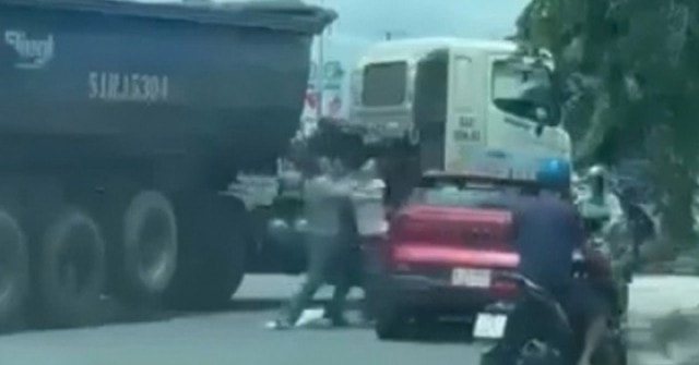 Công an vào cuộc vụ tài xế xe đầu kéo chặn đánh người lái ô tô trên quốc lộ 51