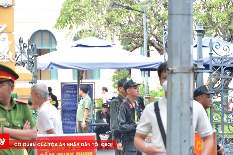An ninh được thắt chặt phiên tòa xét xử Trương Mỹ Lan giai đoạn 2