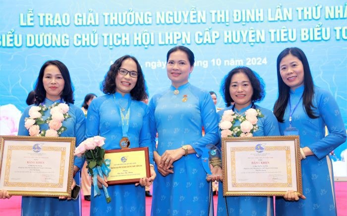 Danh sách 102 Chủ tịch Hội Liên hiệp Phụ nữ cấp huyện tiêu biểu năm 2024