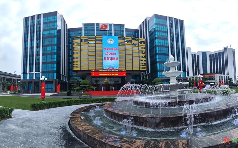 Khánh thành Sở chỉ huy Bộ tư lệnh 86