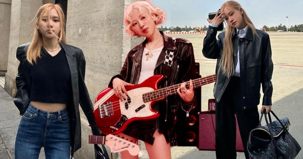 Rosé lại khiến áo khoác da "hot" hơn nữa rồi!