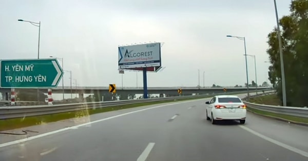 Danh tính tài xế xe ô tô ngang nhiên đi lùi trên cao tốc Hà Nội - Hải Phòng