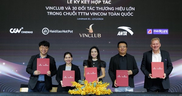 Vinclub hợp tác với hơn 30 thương hiệu trong hệ thống TTTM Vincom, mở rộng đặc quyền cho khách hàng thân thiết