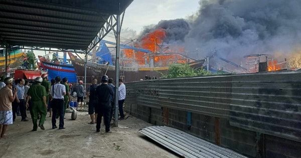 Đề nghị truy tố thợ hàn trong vụ cháy 11 tàu cá tại Phan Thiết