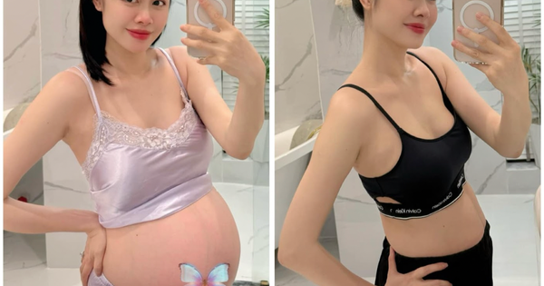 Giảm cân 'thần tốc' chỉ 10 ngày sau sinh, bà xã Đăng Khôi khiến fan hết lòng xin bí quyết