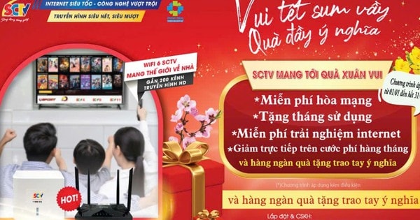 Internet và Truyền hình SCTV: Tiện ích hiện đại cho cuộc sống gia đình Việt