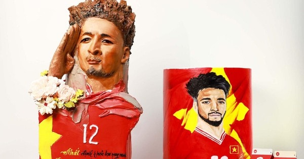 Nhất Hương làm bánh điêu khắc 3D gửi lời chúc tới Nguyễn Xuân Son