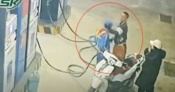 Thanh niên đi Mazda giở 'thói côn đồ' tát nhân viên cây xăng đến choáng váng gây phẫn nộ