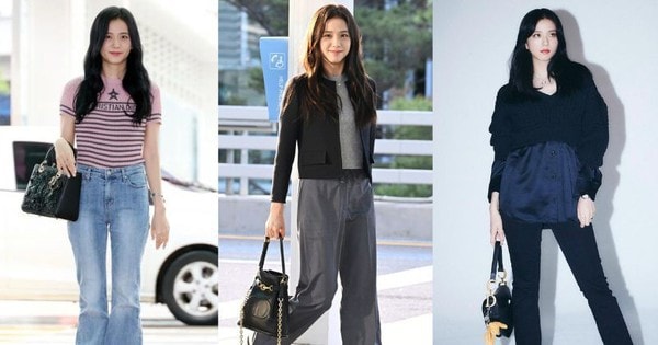 Cao 1m62 và thường xuyên đi giày bệt, Jisoo mặc 4 kiểu quần dài này để "hack" dáng