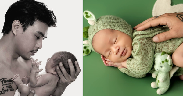 Hồ Quang Hiếu khoe quý tử mới sinh và bà xã người mẫu