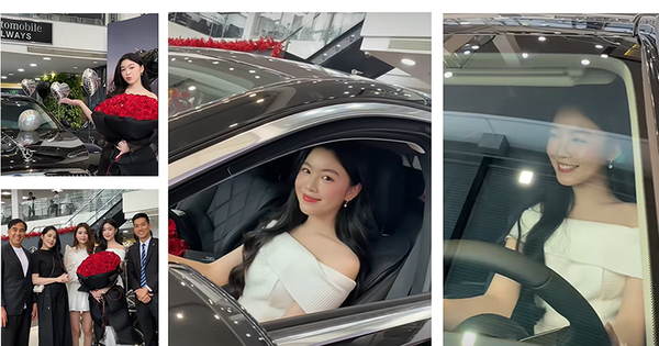 Con gái Quyền Linh 'đập hộp' xe sang hơn 7 tỷ, nhan sắc nức nở, thần thái chuẩn tiểu thư
