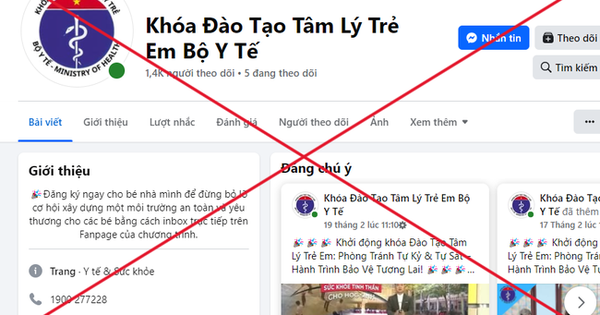 Cảnh báo tình trạng giả mạo Bộ Y tế mở hàng loạt khóa đào tạo tâm lý cho trẻ em để lừa đảo