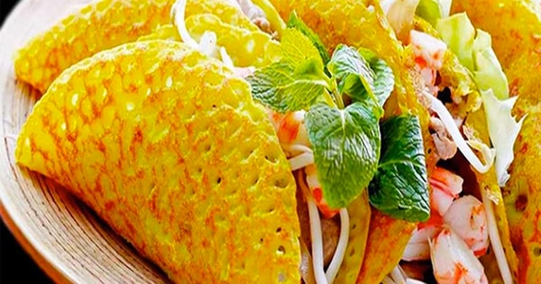 6 bí quyết làm bánh xèo giòn rụm, không bị ướt bột