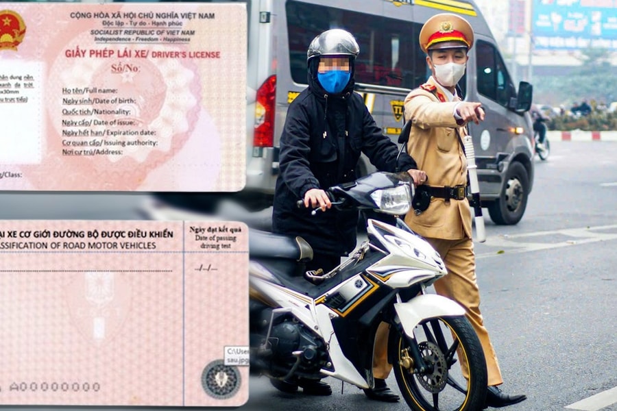 Chưa nộp phạt vi phạm giao thông, không được cấp đổi giấy phép lái xe