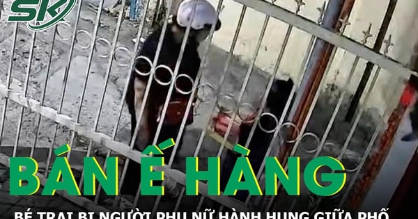 Bé trai bán hàng rong bị người phụ nữ tát liên tiếp giữa phố ở Mỹ Tho
