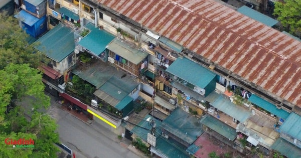 Khu tập thể cũ dự kiến được Hà Nội thay thế bằng 2 tòa nhà 45 và 25 tầng