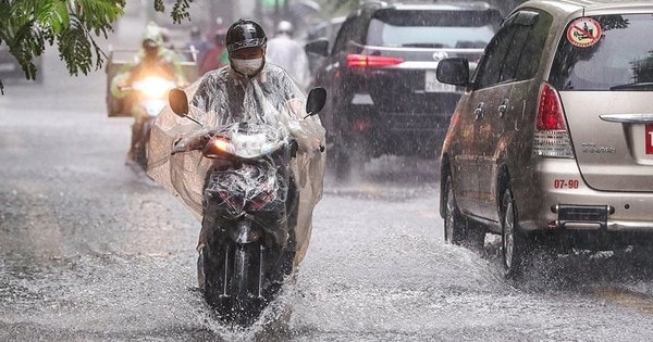 Cảnh báo mưa dông mạnh khi miền Bắc đón không khí lạnh