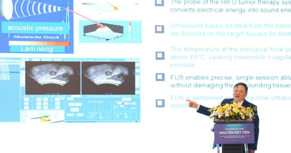 Việt Nam ứng dụng thành công kỹ thuật mới US – HIFU  ‘không dùng dao, không nhìn thấy máu’ điều trị khối u