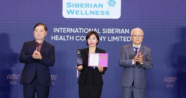 Công ty Siberian Health Quốc tế được vinh danh Top 30 doanh nghiệp FDI tiêu biểu tại Giải thưởng Rồng vàng 2025