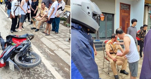 Thiếu niên 16 tuổi bỏ chạy, lạng lách đâm trực diện khiến Thiếu tá CSGT nhập viện