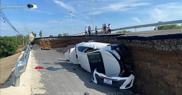 Phân luồng giao thông sau sự cố sụt lún đường tại Tây Ninh