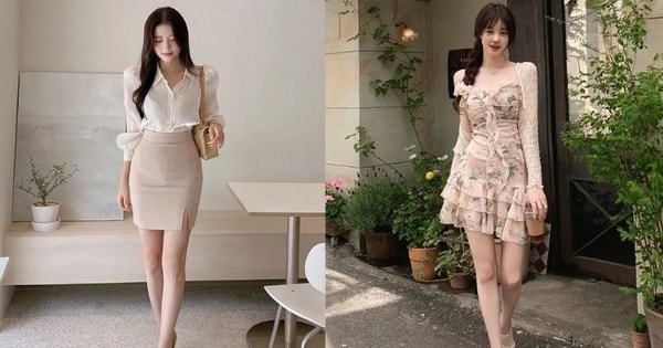 Các mẫu giày phối với váy ngắn mùa hè giúp chân dài hơn