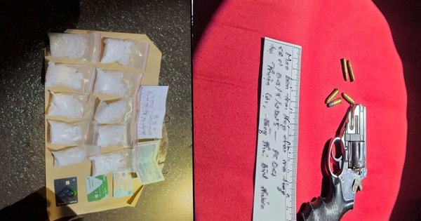 Thu giữ súng và đạn khi bắt các đối tượng vận chuyển, mua bán ma túy