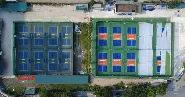 Hà Nội: 18 sân pickleball 'chễm chệ' trên khu đất dự án chậm tiến độ ở Cầu Giấy