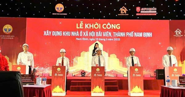 Dự án nhà ở xã hội quy mô 1.100 căn ở Nam Định mới được khởi công có gì đặc biệt?