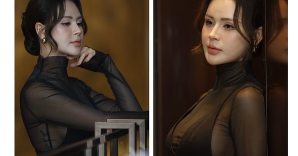 'Bạn gái' kiến trúc sư của Bùi Như Lai phim 'Cha tôi, người ở lại' gợi cảm với áo ren xuyên thấu