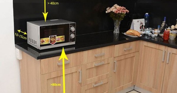 Những vị trí tuyệt đối không được đặt lò vi sóng nếu không muốn mâu thuẫn gia đình, hao tổn nội khí