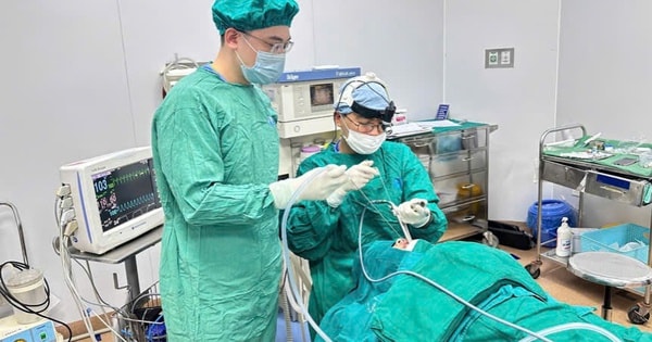 Bệnh viện Trẻ em Hải Phòng gắp thành công dị vật kim loại dài 3cm ở bé gái 12 tháng tuổi