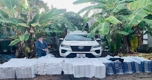 Bắt giữ đối tượng chở 17.000 bao thuốc lá nhập lậu