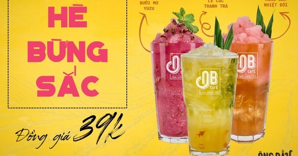 Cà Phê Ông Bầu ra mắt bộ sưu tập thức uống mới