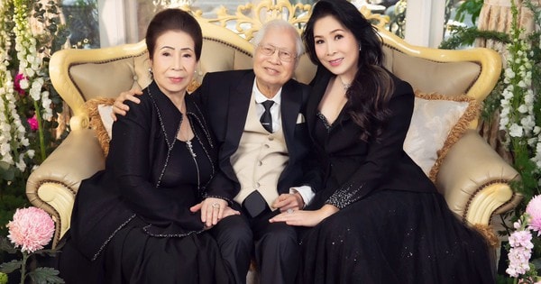 Bố mẹ NSND Hồng Vân rạng rỡ bên con cháu trong hình ảnh kỉ niệm 60 năm ngày cưới